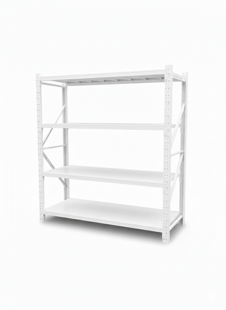 Heavy duty metal shelving unit with 800kg capacity